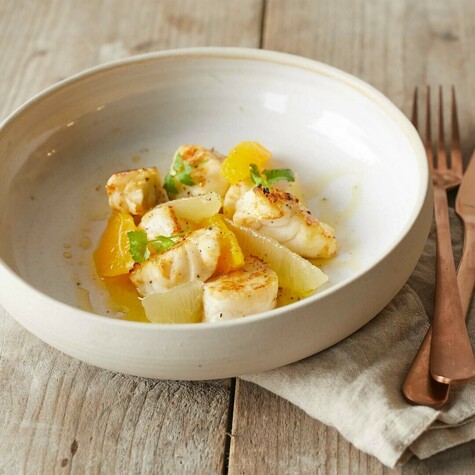 Recept: zeeduivel met citrusvinaigrette.