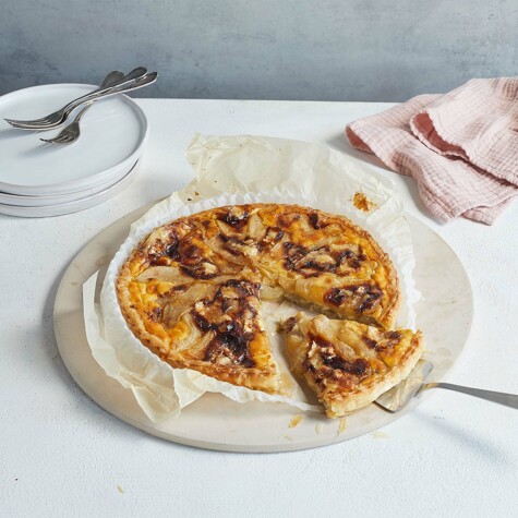 Recept: quiche met peer, grondwitloof en brie