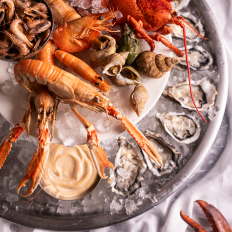 plateau de fruits de mer pour la fin d'année