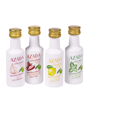 Azada - 4 x 20ml aromatische Arbequina olijfolie