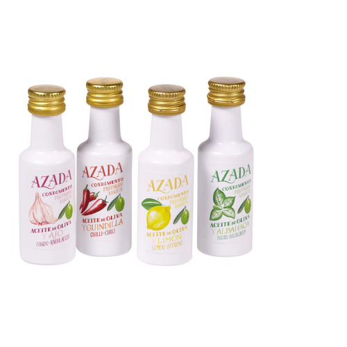 Azada - 4 x 20ml huile d'olive aromatique Arbequina