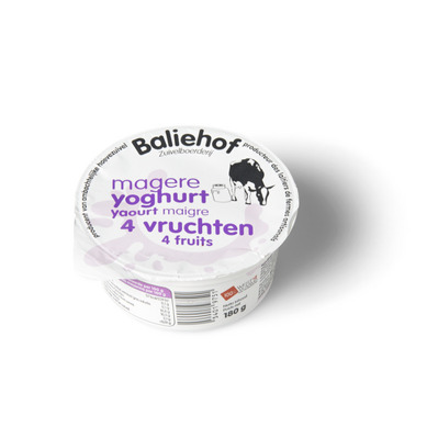 Yoghurt mager 4 vruchten 180 g