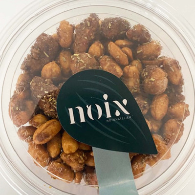 Mélange de noix caramel romarin 140g